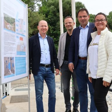 Einweihung Hochwasserschutz